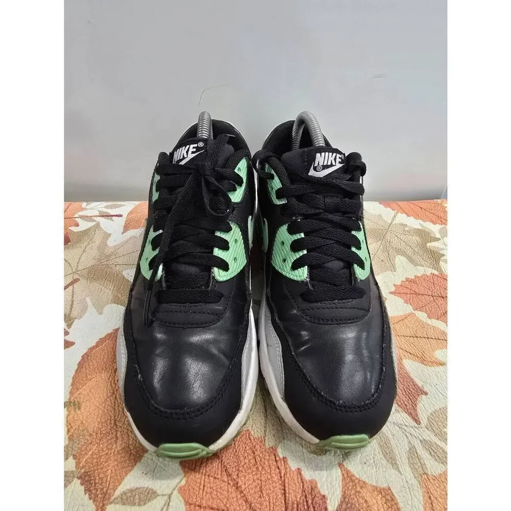 Nike • Air Max 90 LTR GS | Black Green Glow | 6Y • Women’s Shoes Size 7.5 |